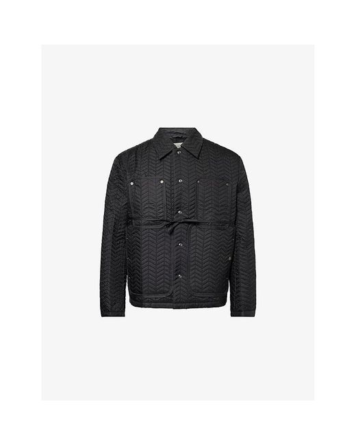 Craig Green Black Quilted Worker Cotton-Nylon Jacket for men