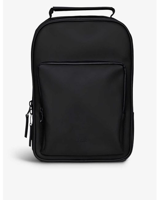 Rains Book Coated shell Backpack in Black for Men Lyst