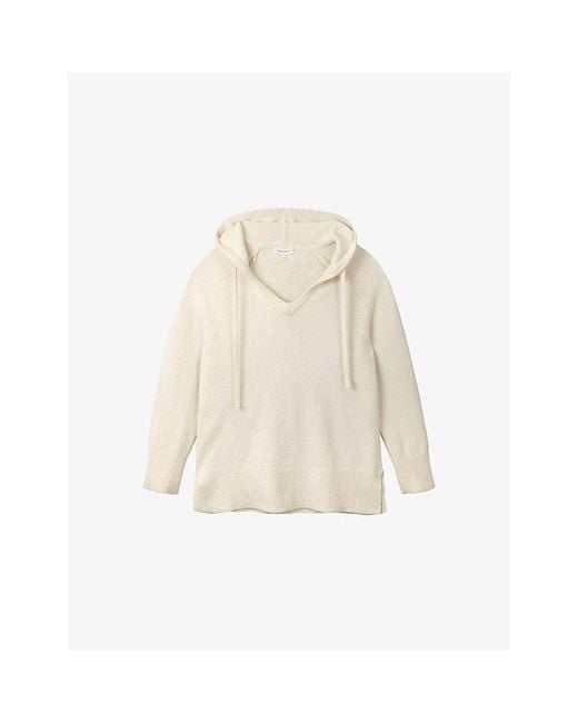 The White Company Natural Relaxed-Fit Cotton-Blend Hoody