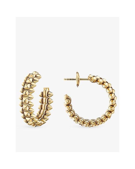 Cartier Metallic Clash De 18Ct- Hoop Earrings