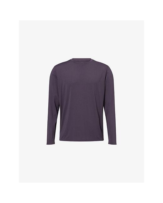 Condition Purple Aero Long-Sleeves Stretch-Woven T-Shirt for men