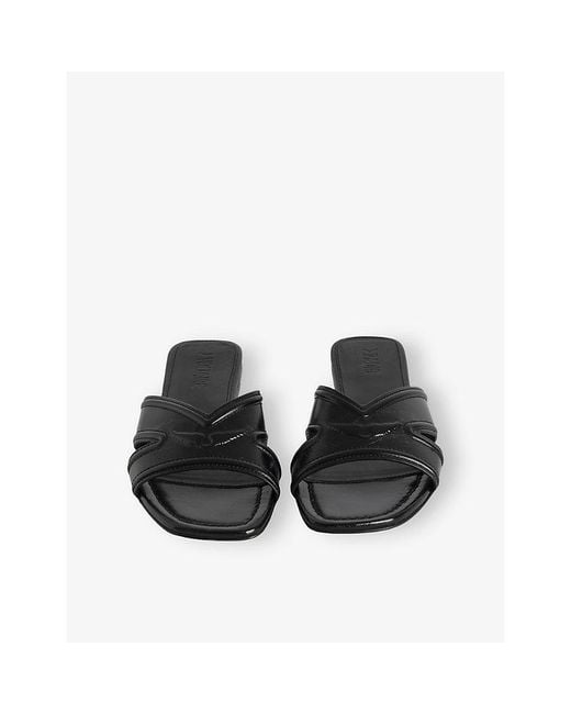 Zadig & Voltaire Black Azora Leather Mules