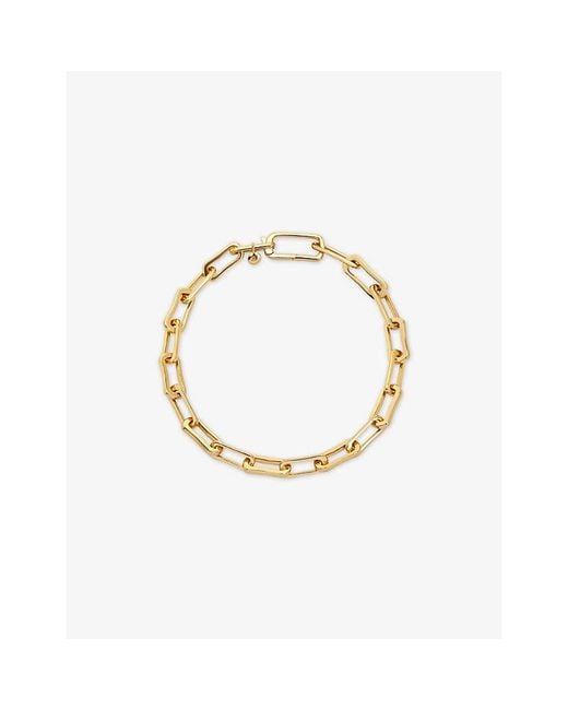 Monica Vinader Metallic Alta Mini 18Ct Vermeil Chain Bracelet