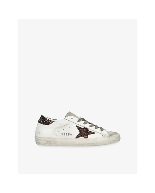 Golden Goose Deluxe Brand White Superstar 12386 Leather Trainers