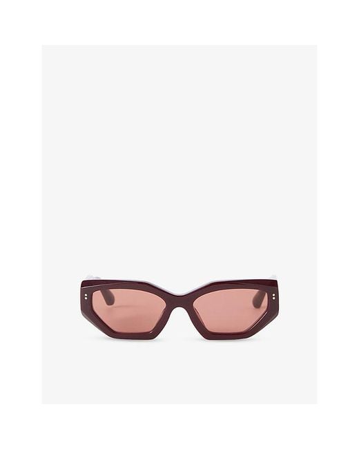 Joseph Pink Souk Cat-Eye Acetate Sunglasses