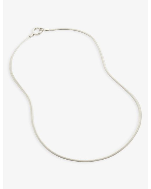 Monica Vinader Metallic Doina Recycled Sterling-silver Chain Necklace
