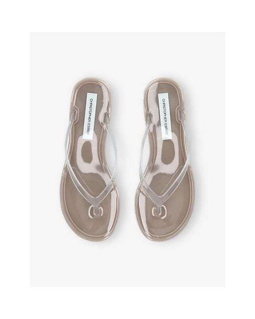 Christopher Esber White Jo Pvc Flip Flops