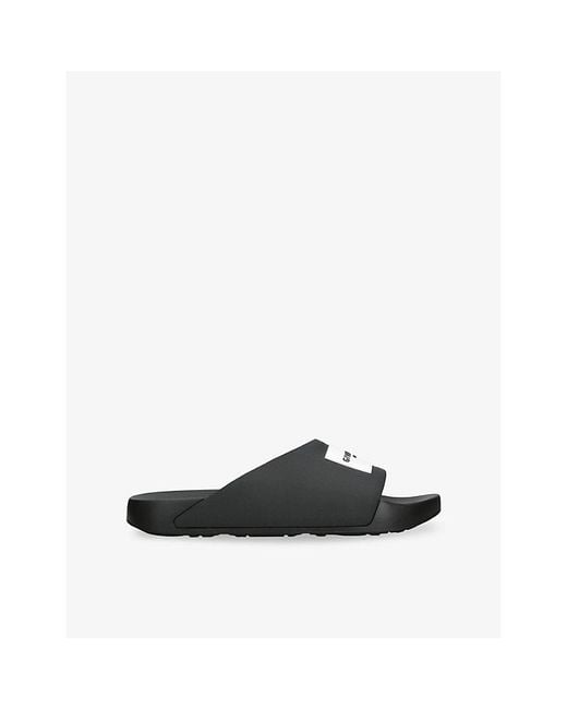Givenchy Black Label Rubber Slides for men