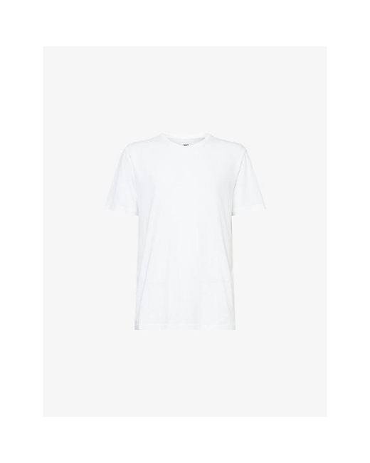 PAIGE White Sorden Crew-Neck Cotton T-Shirt for men