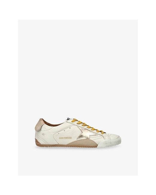 Golden Goose Deluxe Brand Natural True-Star Leather Low-Top Trainers