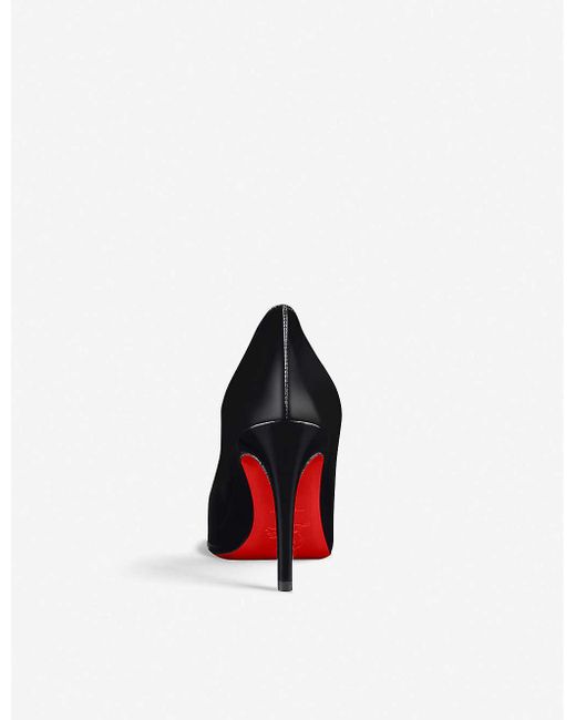 Udpakning undervandsbåd selvmord Christian Louboutin Leather Womens Black Simple Pump 85 Patent Calf 37.5 -  Lyst