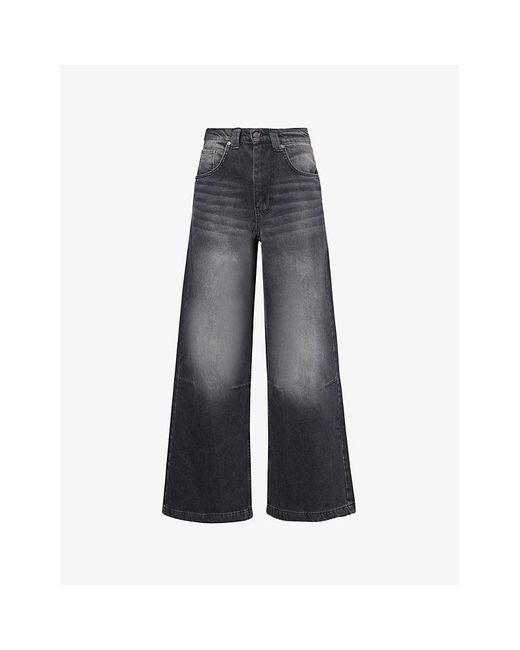 Jaded London Colossus Faded-Wash Relaxed-Fit Low-Rise Jeans in 