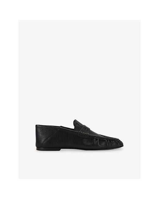 Steve Madden Black Roger Leather Loafers