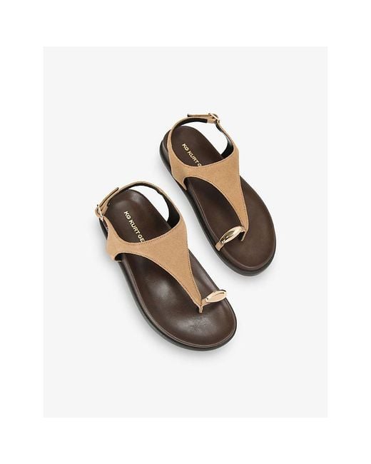 KG by Kurt Geiger Multicolor Rira Suede Sandals