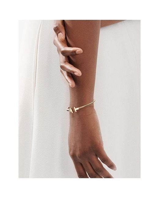 Tiffany & Co White Tiffany T Wire 18Ct- Bracelet