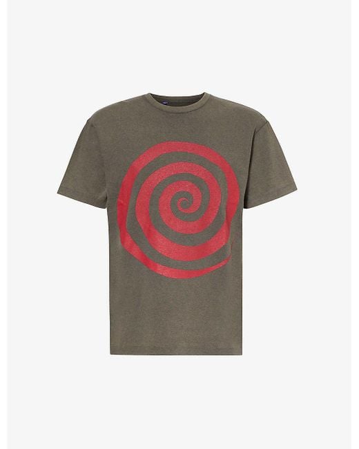 GALLERY DEPT. Red Lost Graphic-print Cotton-jersey T-shirt for men