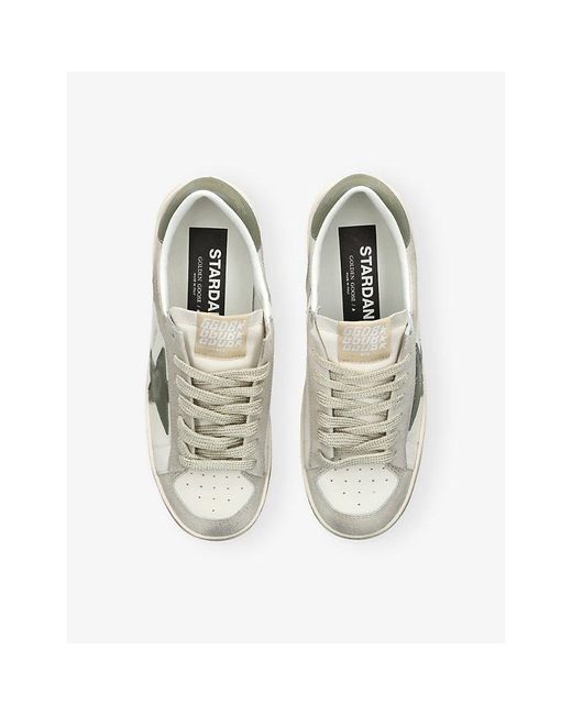 Golden Goose Deluxe Brand White Stardan 12361 Leather Trainers