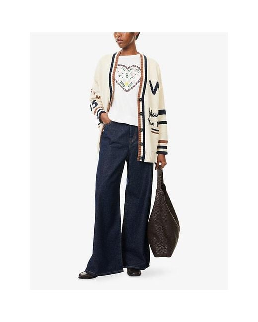 Weekend by Maxmara White Tenue Round-Neck Cotton-Jersey T-Shirt