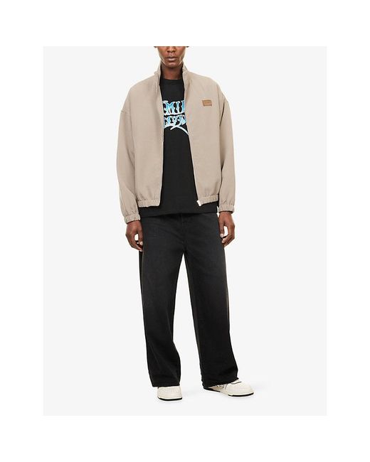 Amiri Black Baggy Wide-Leg Denim Jeans for men