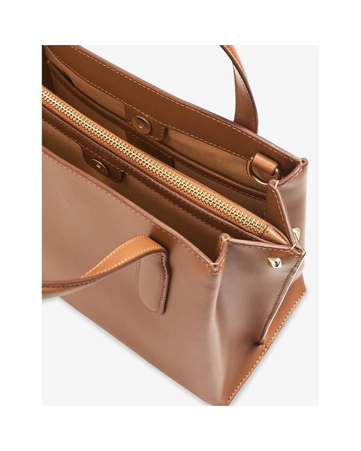 L.K.Bennett Brown Lola Leather Tote Bag