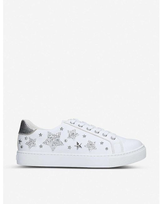 ALDO Orion Glitter Star embellished Trainers Lyst