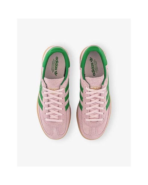 Adidas Green Handball Spezial Suede Trainers