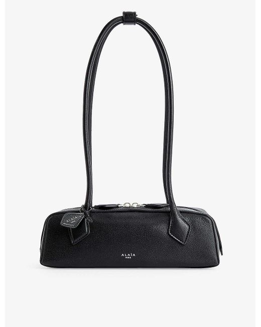 Alaïa Black Le Teckel Small Leather Top-handle Bag