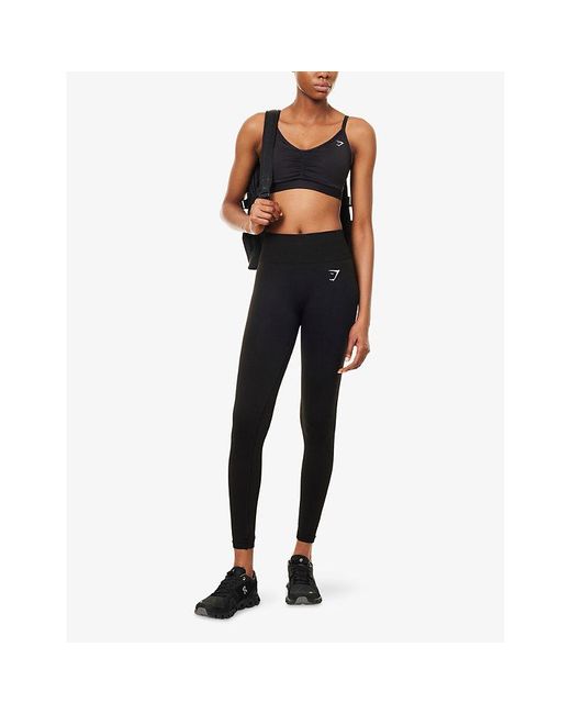 GYMSHARK Vital Sculpt Seamless Leggings in Black Lyst UK