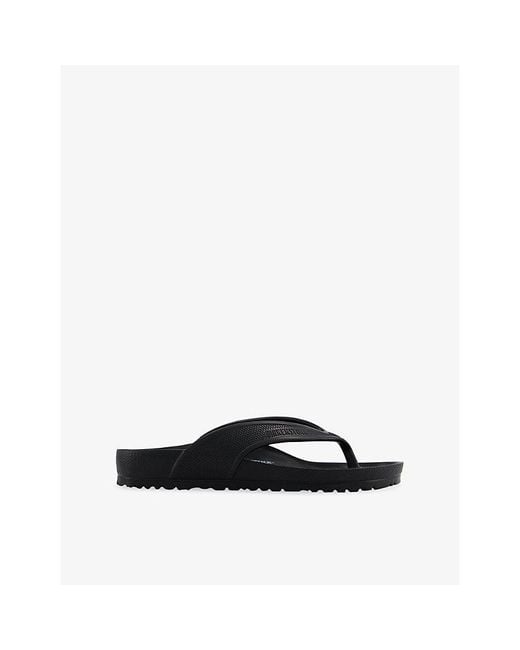 Birkenstock Black Honolulu Rubber Sandals for men