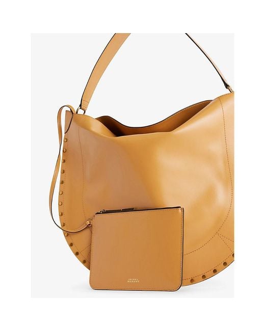 Isabel Marant Brown Tural Oskan Hobo Leather Shoulder Bag