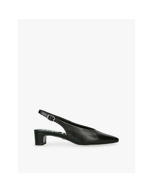 Sam Edelman Black Ronnie Leather Slingback Courts