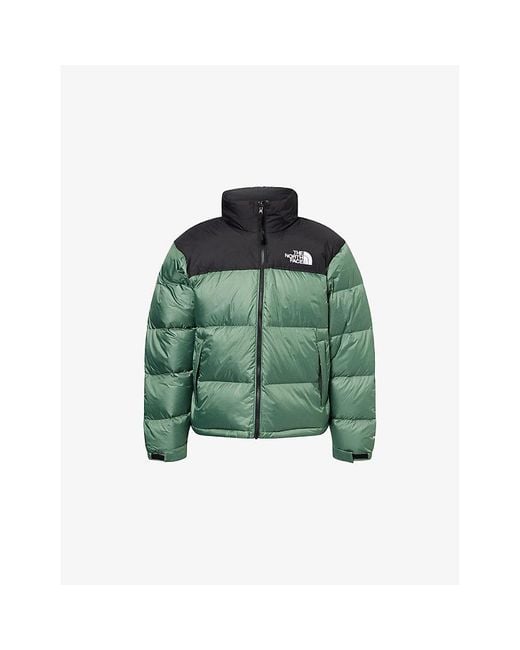 The North Face Green 1996 Retro Nuptse Padded Shell-Down Jacket for men
