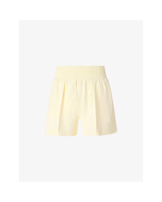 Sweaty Betty Natural Sand Wash Cloudweight Stretch-Jersey Shorts