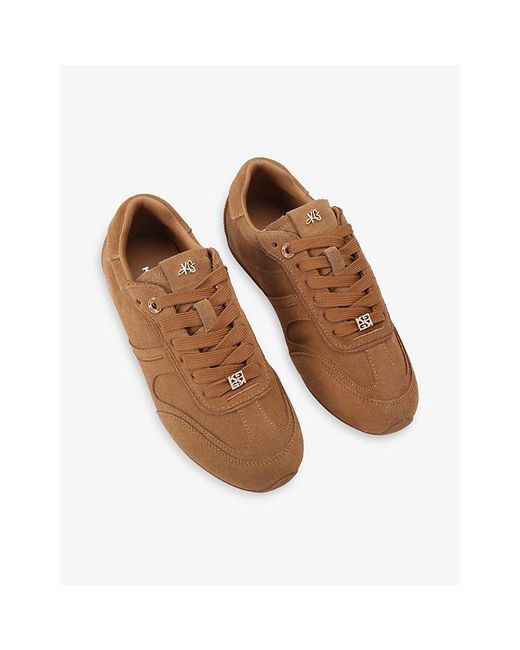 KG by Kurt Geiger Brown Luella Suede Trainers