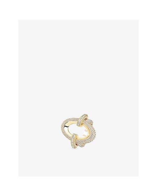 Messika Metallic Groove 3.25Ct Diamond Cocktail Ring