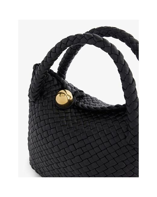 Bottega Veneta Black Padded Intrecciato Leather Shoulder Bag