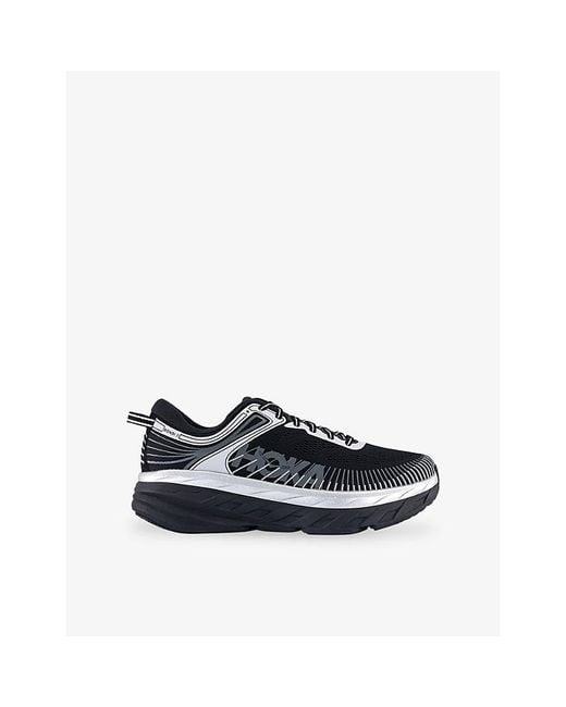Hoka One One Blue Bondi 7 Woven Trainers for men