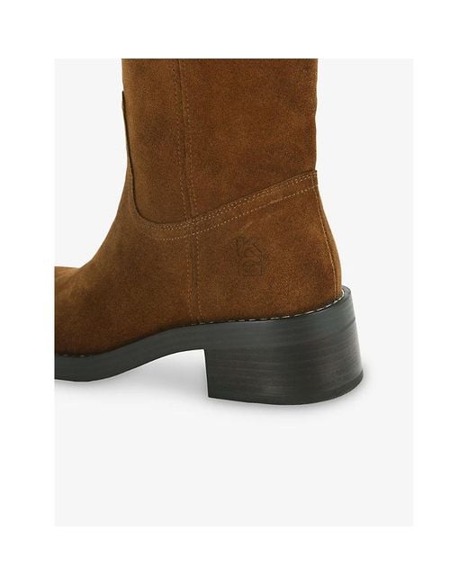 KG by Kurt Geiger Brown Stint Suede Boots