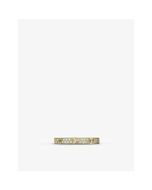 Cartier Metallic Love 18Ct- And 0.19Ct Brilliant-Cut Diamond Ring