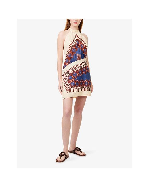 Johanna Ortiz White Salt Dreamer Cotton Mini Dress