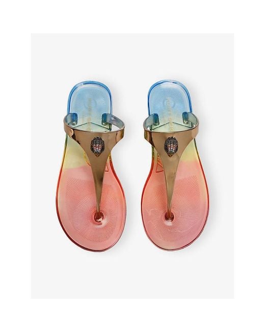 Kurt Geiger Multicolor Maddison T-Bar Jelly Sandals