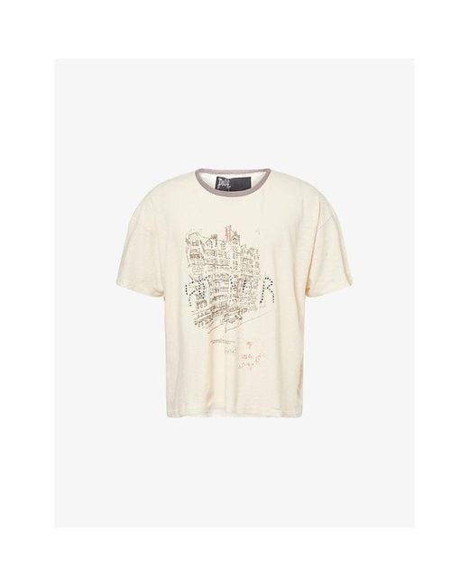 Paly Hollywood Chelsea Hotel Graphic-Print Cotton T-Shirt in
