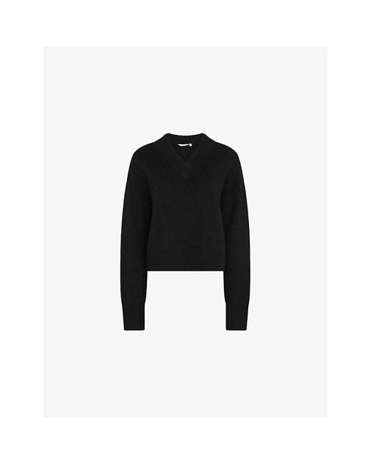 OMNES Black Daria Oversized Knitted Jumper