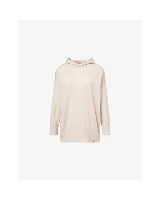 Now You Live Natural Beeby Knitted Merino-Wool Hoody