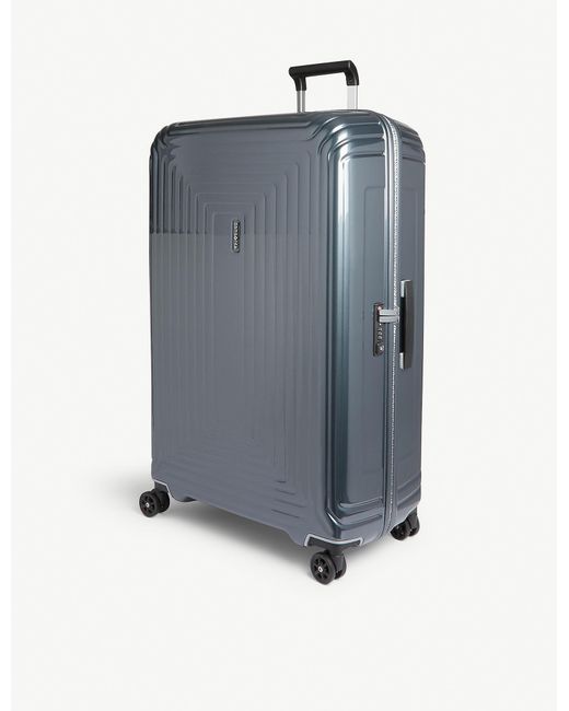 Samsonite Gray Neopulse Spinner Four-wheel Suitcase 81cm for men