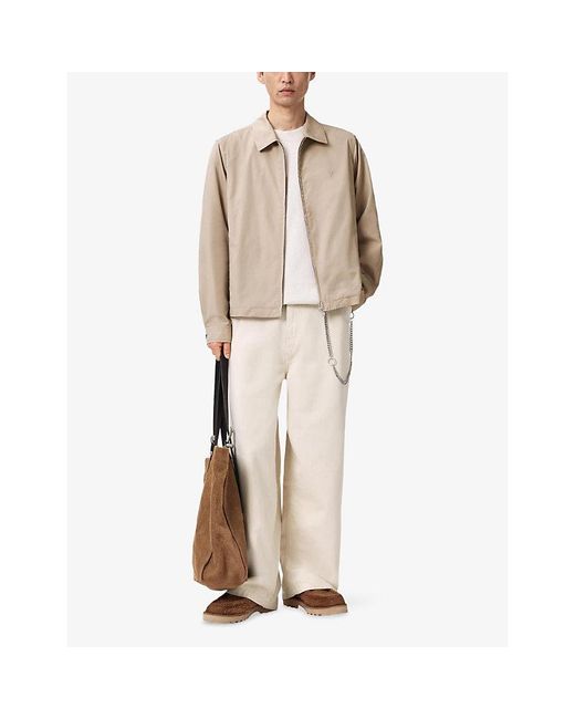 AllSaints Natural Trey Cotton-Blend Jacket Xxl for men