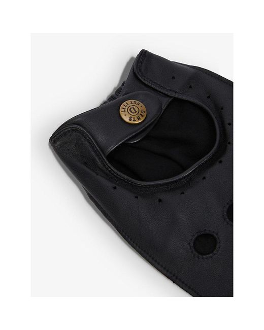 Dents Snetterton Fingerless Leather Gloves in Black for Men | Lyst Canada