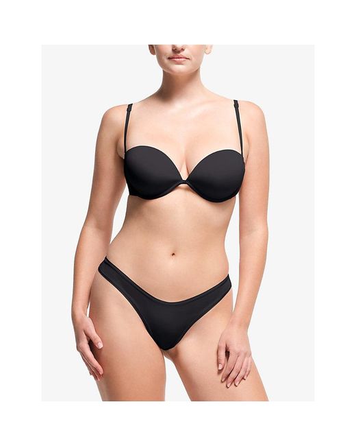 Skims Black Multi-Way Underwired Bra