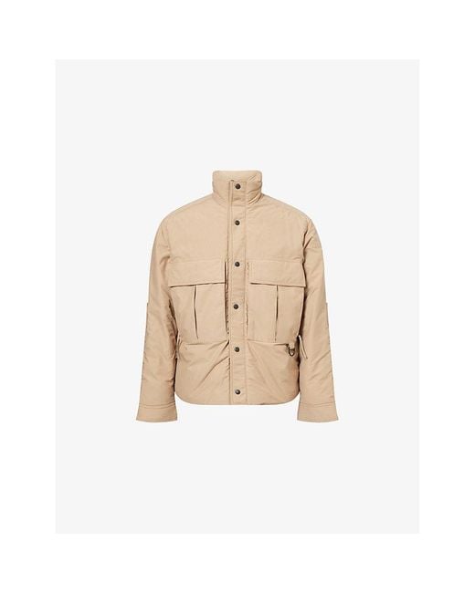 Canada Goose Natural Kirby Patch-Pocket Cotton Blend Jacket for men