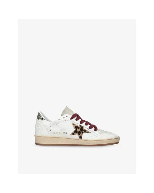 Golden Goose Deluxe Brand White Ballstar 12382 Leather Trainers